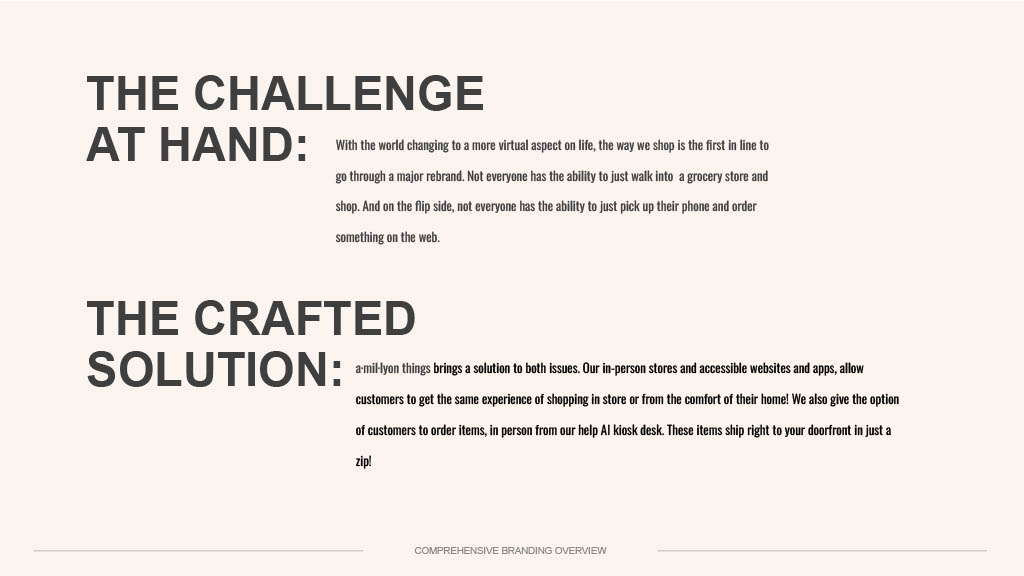 Marketing Brochure - Tri-fold brochure with brand styling